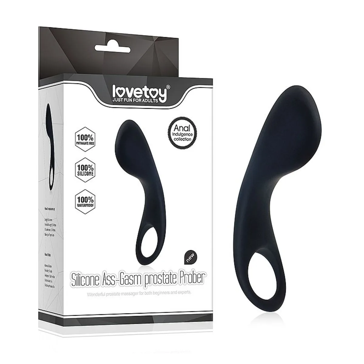 Estimulador de Próstata com Anel Peniano em Silicone