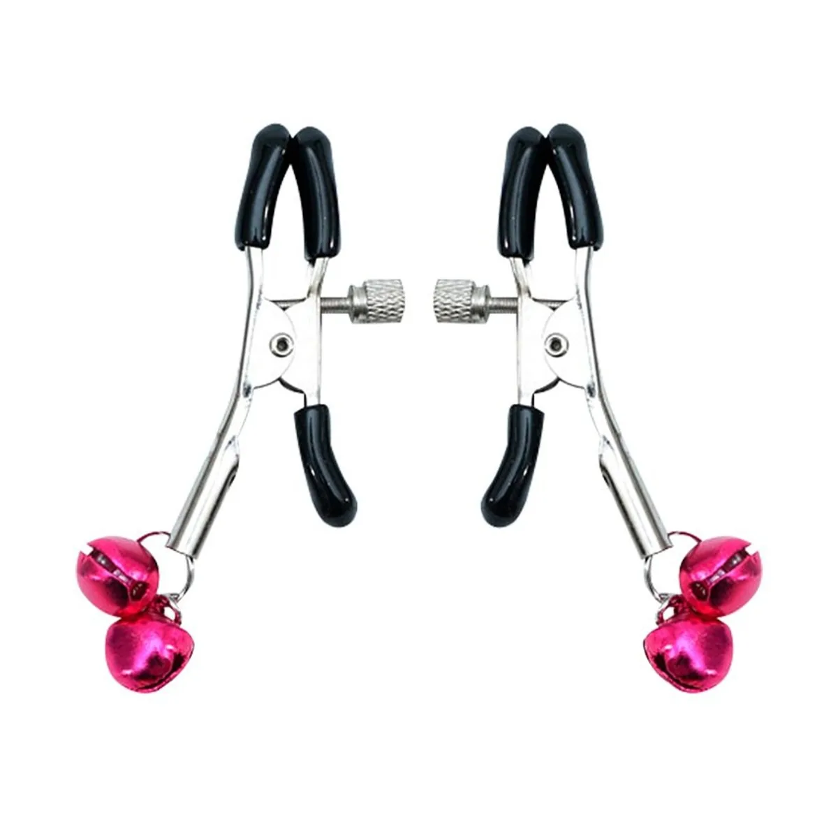 GRAMPOS PARA SEIOS AJUSTÁVEL COM SINOS - NIPPLE CLAMPS, Importado - Butique Bella