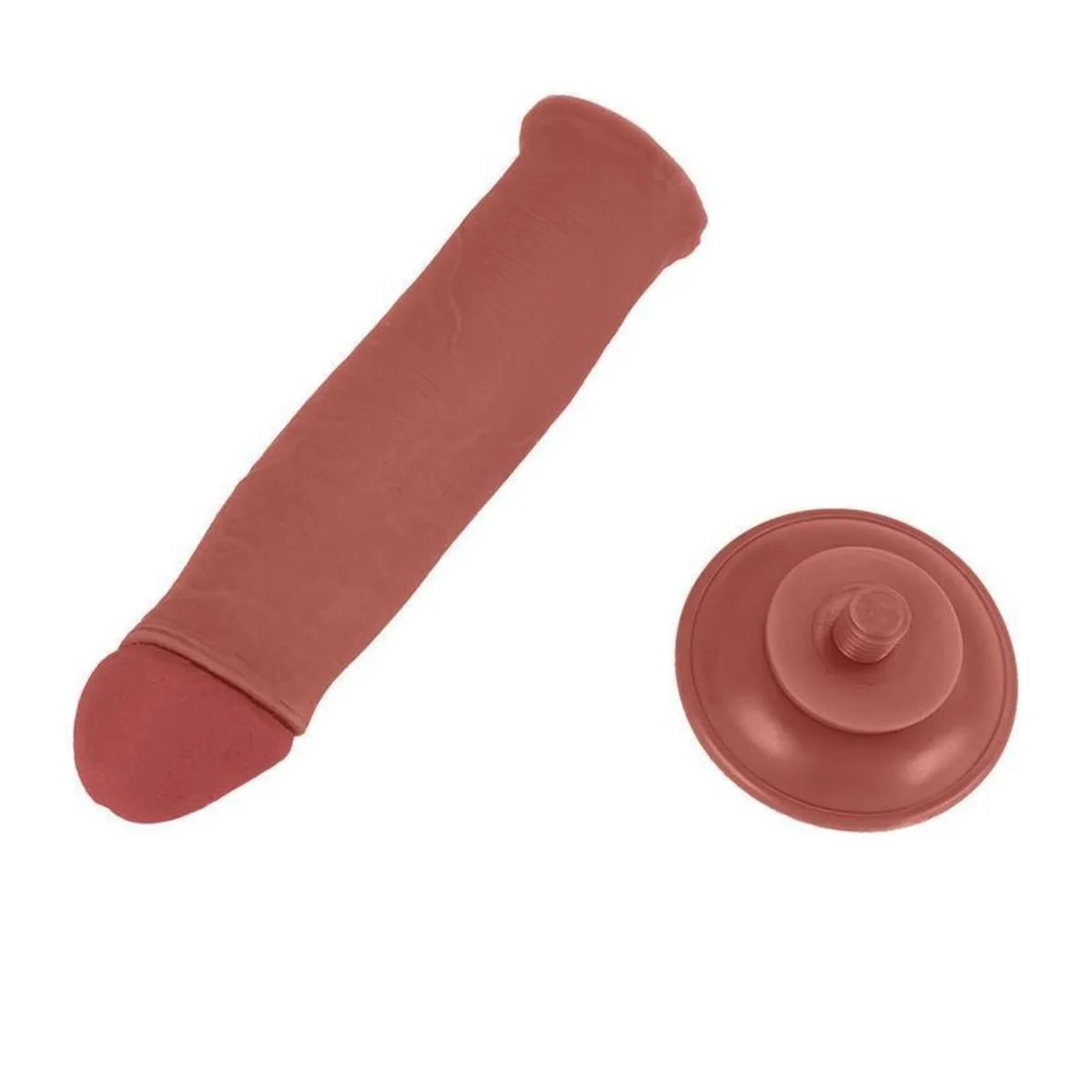 Pênis Realístico Articulado Dupla Camada com Ventosa Removível 20 cm, Yaffa Pênis Realístico Articulado Dupla Camada com Ventosa Removível 20 cm, Yaffa - Butique Bella