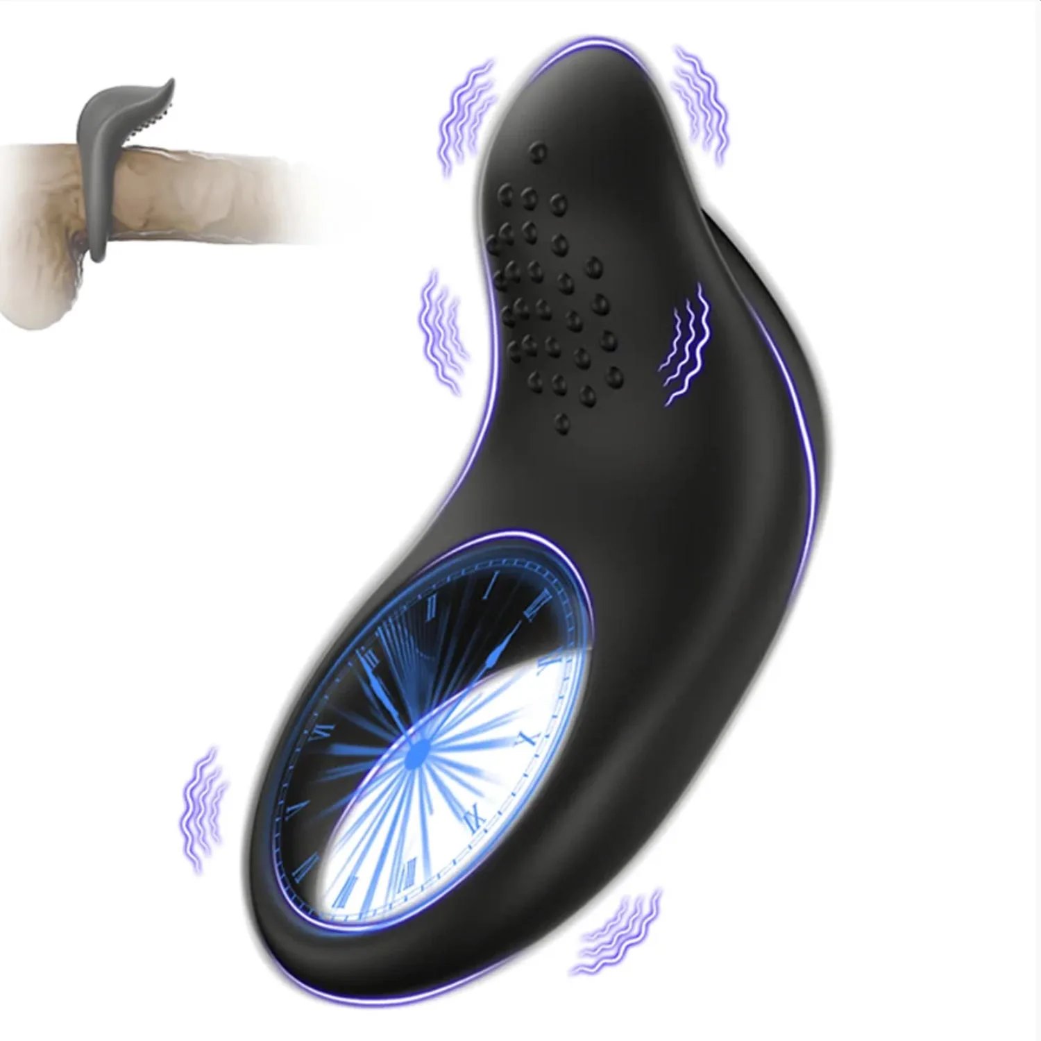 ANEL PENIANO COM ESTIMULADOR DE CLITORIS E CONTROLE POR APP
