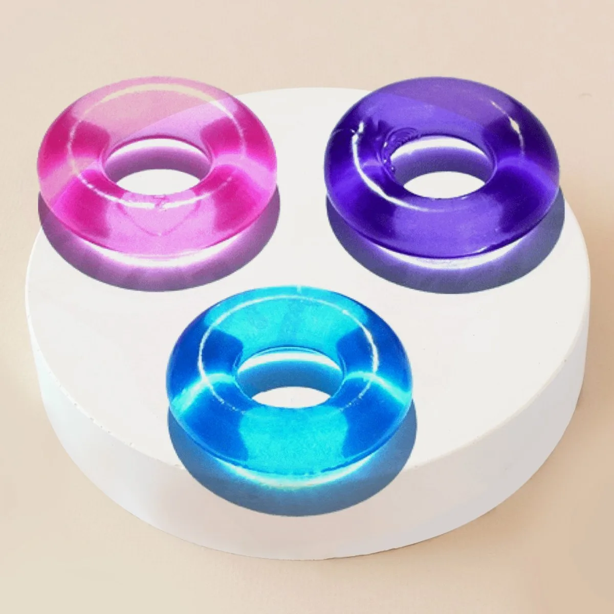 KIT ANÉIS PENIANOS EM SILICONE, Adão e Eva KIT ANÉIS PENIANOS EM SILICONE, Adão e Eva - Butique Bella
