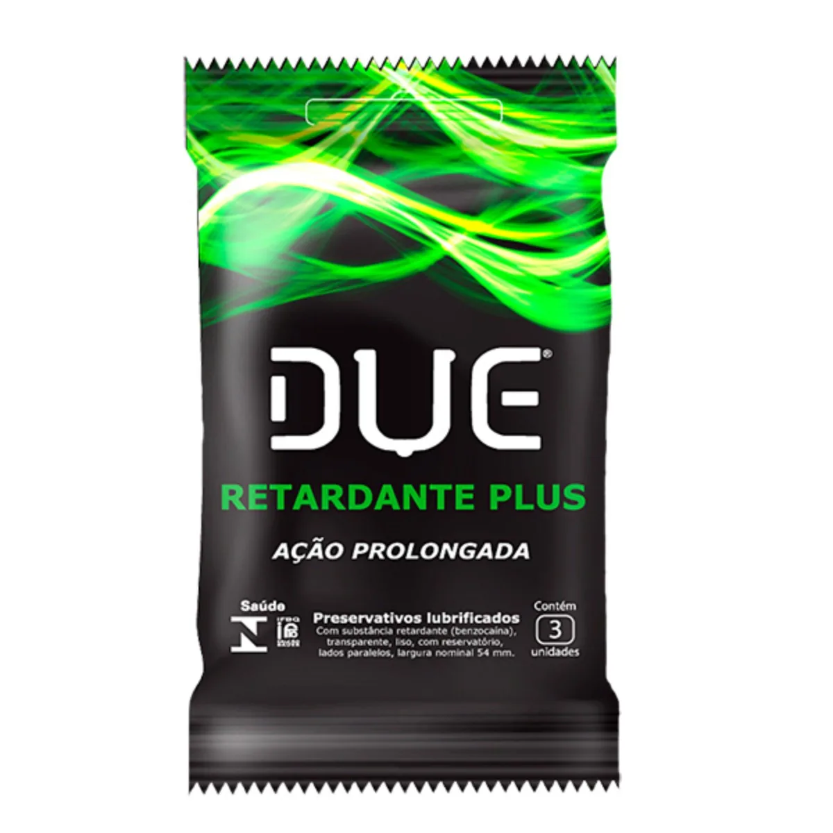Preservativo DUE Retardante Plus 3 Unidades, Adão e Eva Preservativo DUE Retardante Plus 3 Unidades, Adão e Eva - Butique Bella