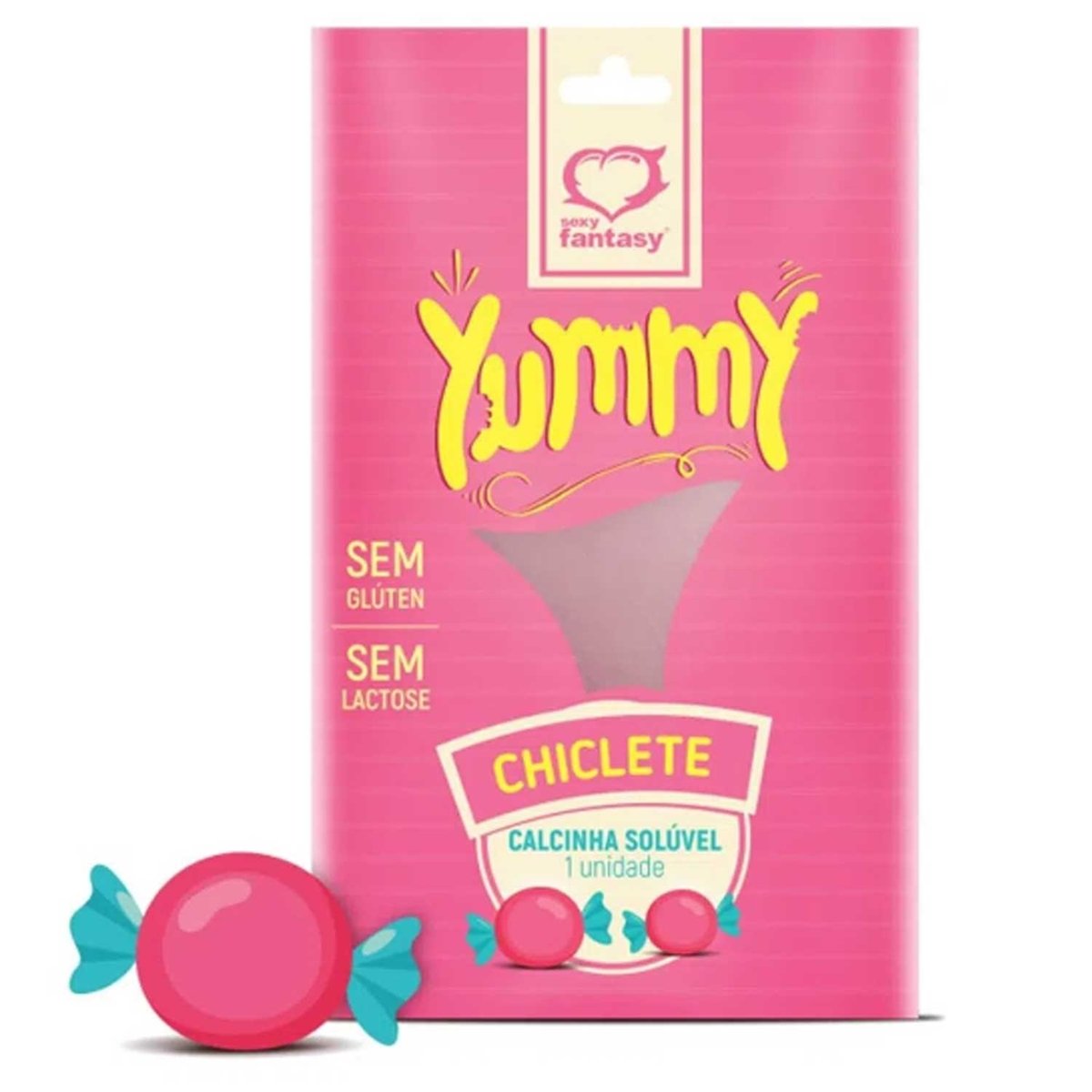CALCINHA SOLÚVEL - YUMMY - SABOR CHICLETE - SEXY FANTASY, Sexy Fantasy - Butique Bella
