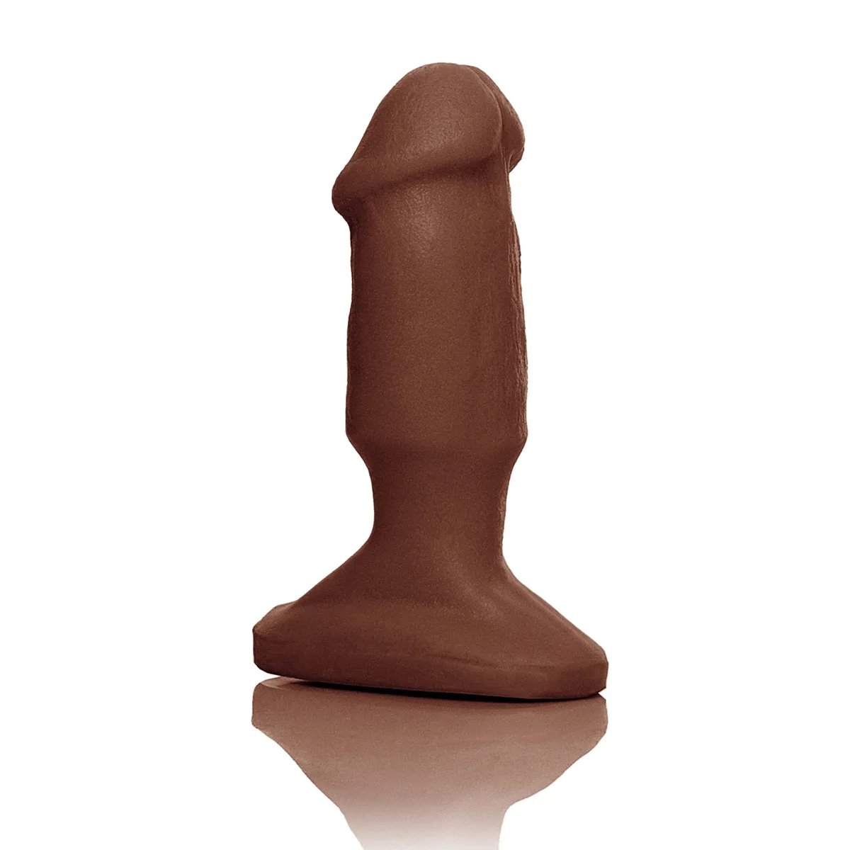 PRÓTESE PLUG P MARROM - 10X3CM, Adão e Eva - Butique Bella