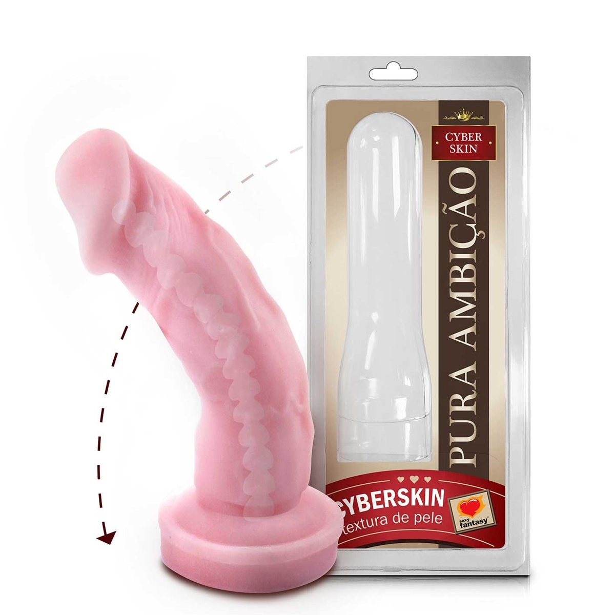 PÊNIS EM CYBERSKIN COM VÉRTEBRA - 17X4,5CM, Sexy Fantasy PÊNIS EM CYBERSKIN COM VÉRTEBRA - 17X4,5CM, Sexy Fantasy - Butique Bella