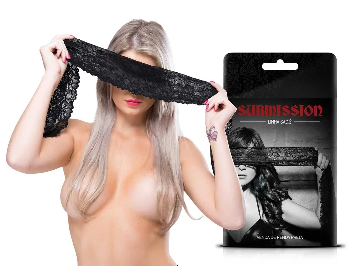 Venda em Renda Preta - Sexy Fantasy