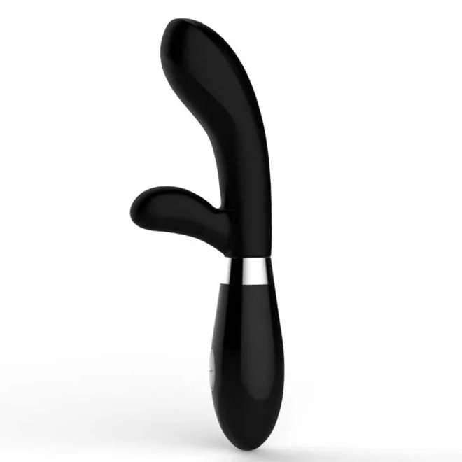 VIBRADOR LUX RABBIT - MOTOR DUPLO E 36 MODOS DE VIBRAÇÃO - PRETO - Butique Bella