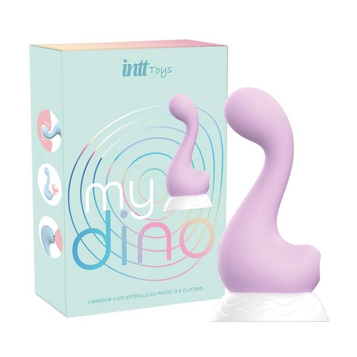 VIBRADOR MY DINO AZUL - vista adicional - Butique Bella