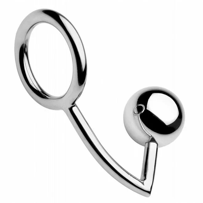 ANEL PENIANO COM PLUG ANAL DE AÇO - Butique Bella