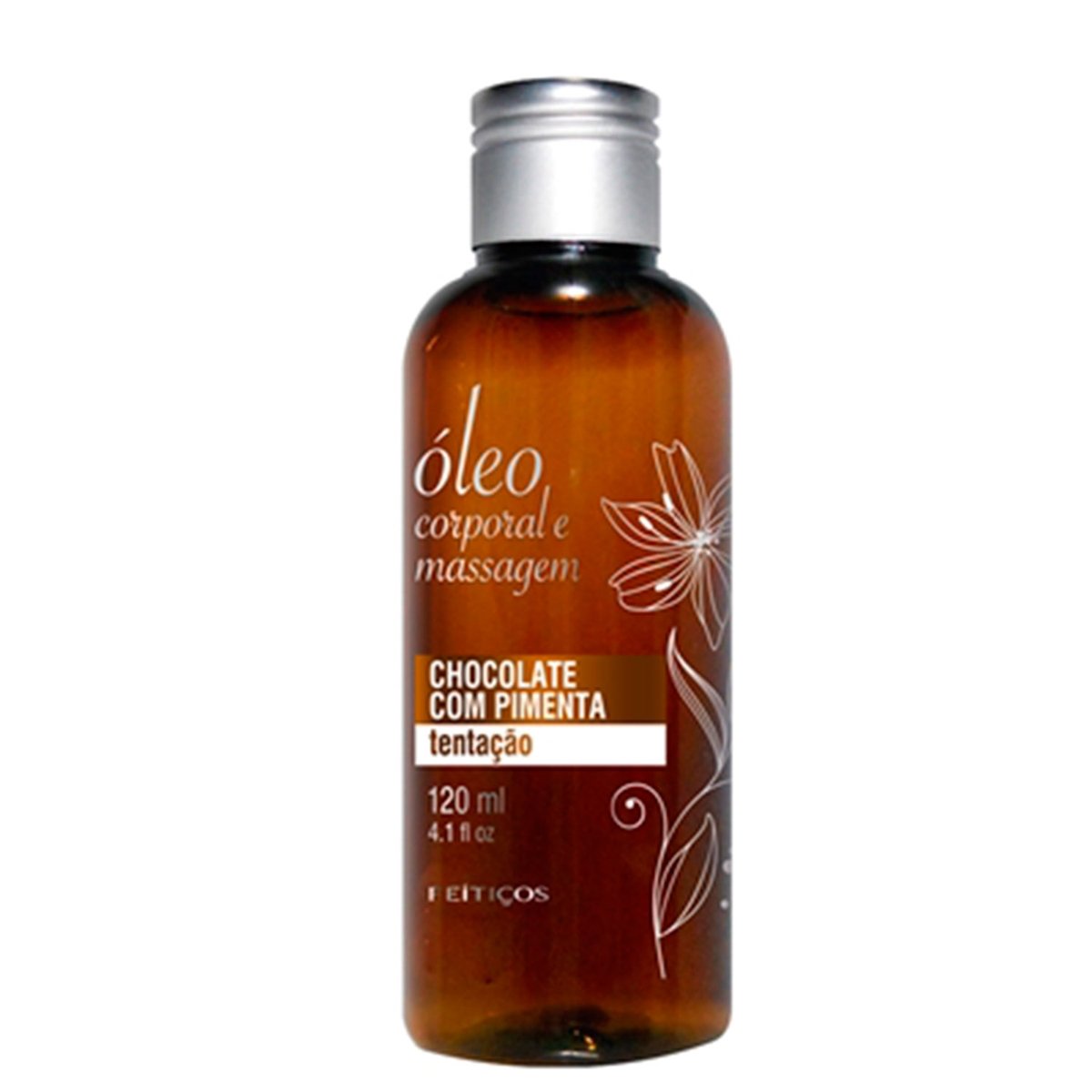ÓLEO PARA MASSAGEM CORPORAL - CHOCOLATE COM PIMENTA - Butique Bella