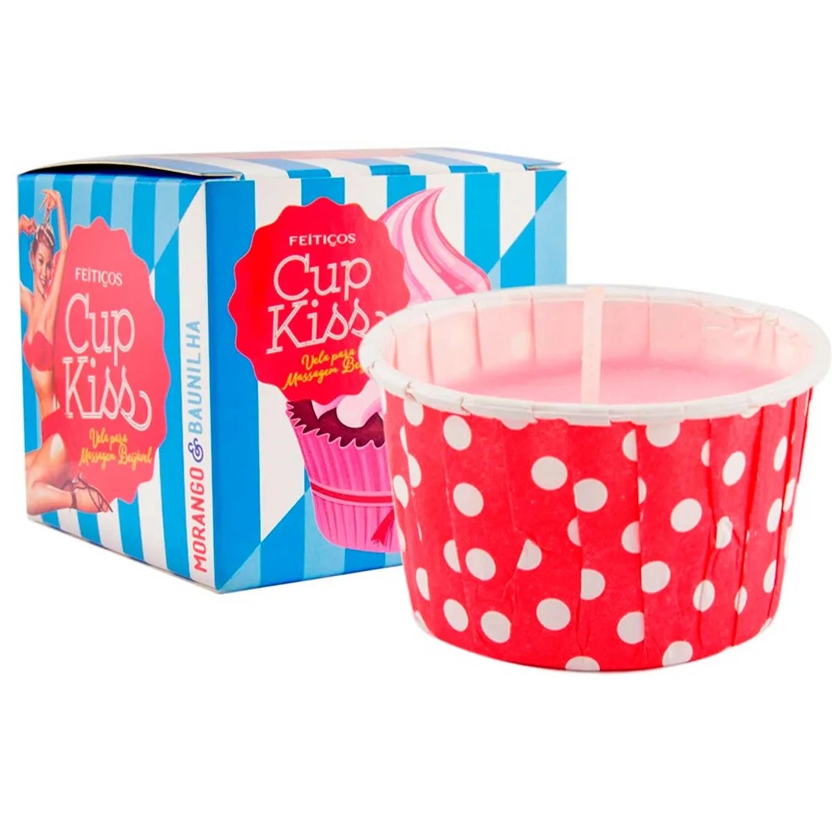 VELA BEIJÁVEL AROMÁTICA CUP KISS - Butique Bella