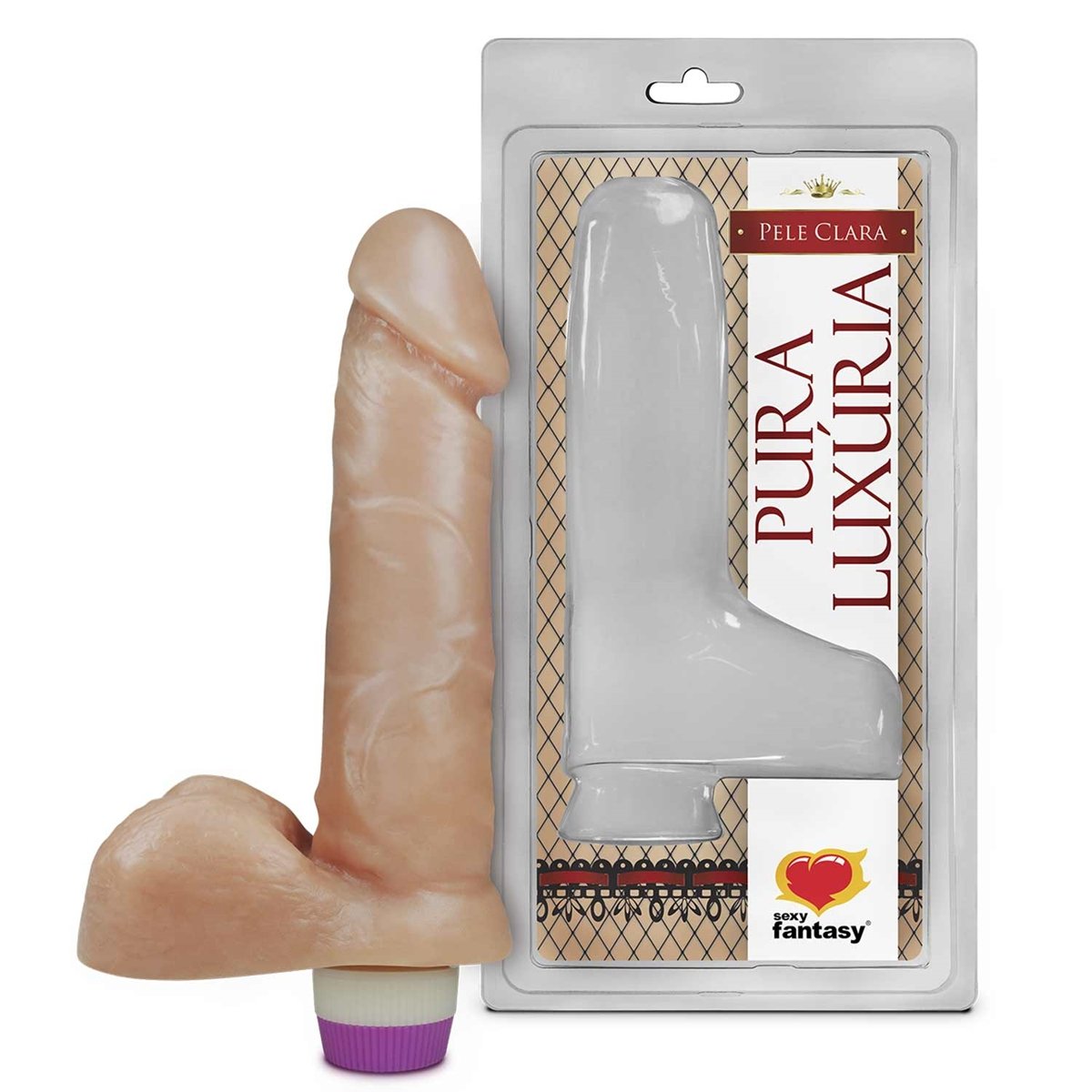 PÊNIS REALÍSTICO COM ESCROTO E VIBRO - 16 X 3,5 CM 16CM 16CM, Sexy Fantasy PÊNIS REALÍSTICO COM ESCROTO E VIBRO - 16 X 3,5 CM 16CM 16CM, Sexy Fantasy - vista adicional - Butique Bella