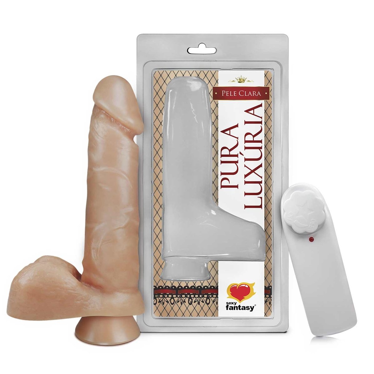 PÊNIS REALÍSTICO COM ESCROTO, VIBRO E VENTOSA - 16 X 3,5CM 16CM 16CM, Sexy Fantasy PÊNIS REALÍSTICO COM ESCROTO, VIBRO E VENTOSA - 16 X 3,5CM 16CM 16CM, Sexy Fantasy - vista adicional - Butique Bella