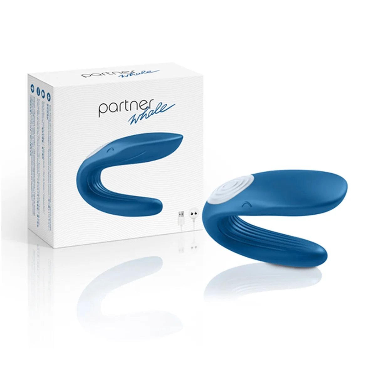 PARTNER WHALE - VIBRADOR PARA CASAIS - Butique Bella