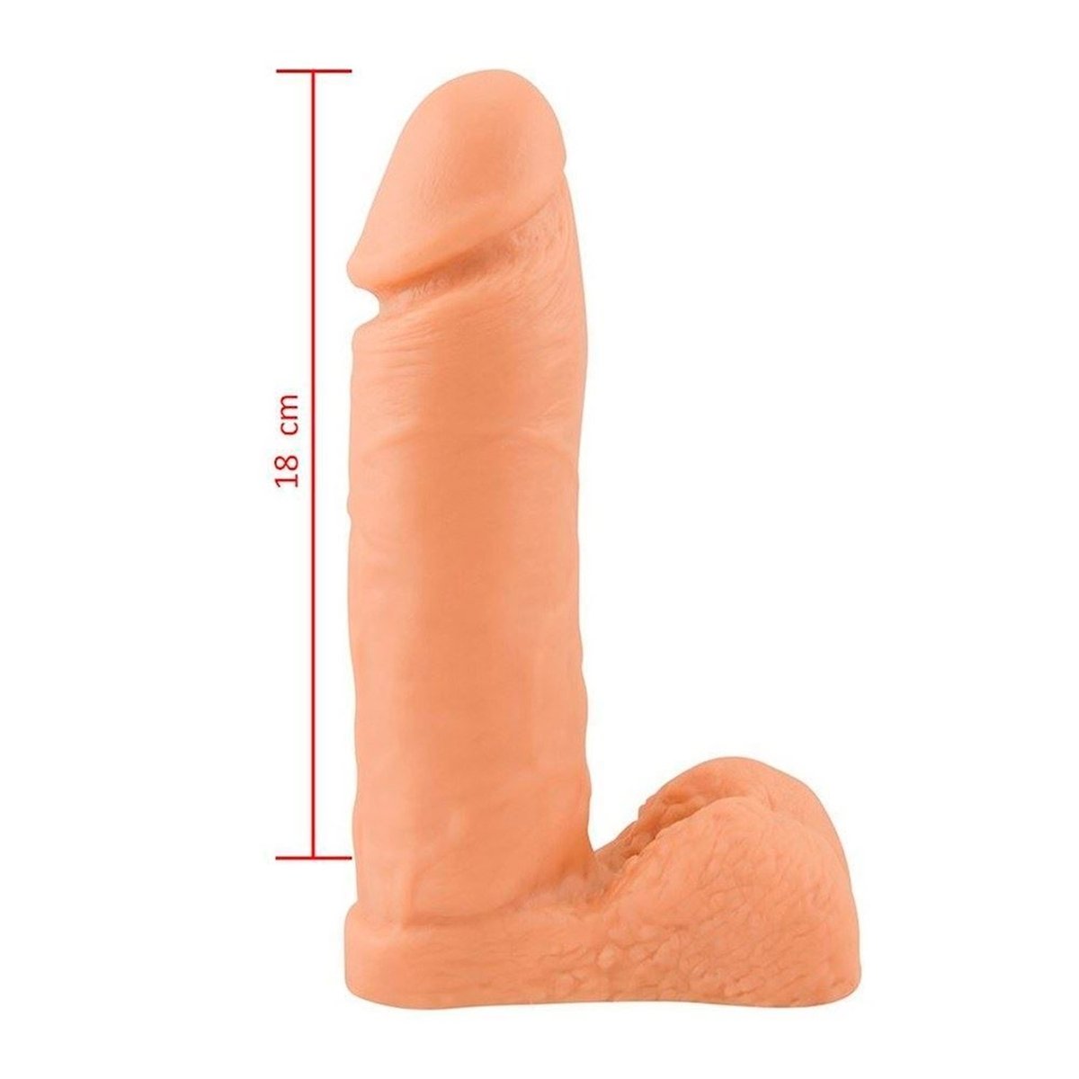 PÊNIS REALÍSTICO COM ESCROTO - 18 X 4,7CM 18CM, Sexy Fantasy PÊNIS REALÍSTICO COM ESCROTO - 18 X 4,7CM 18CM, Sexy Fantasy - Butique Bella