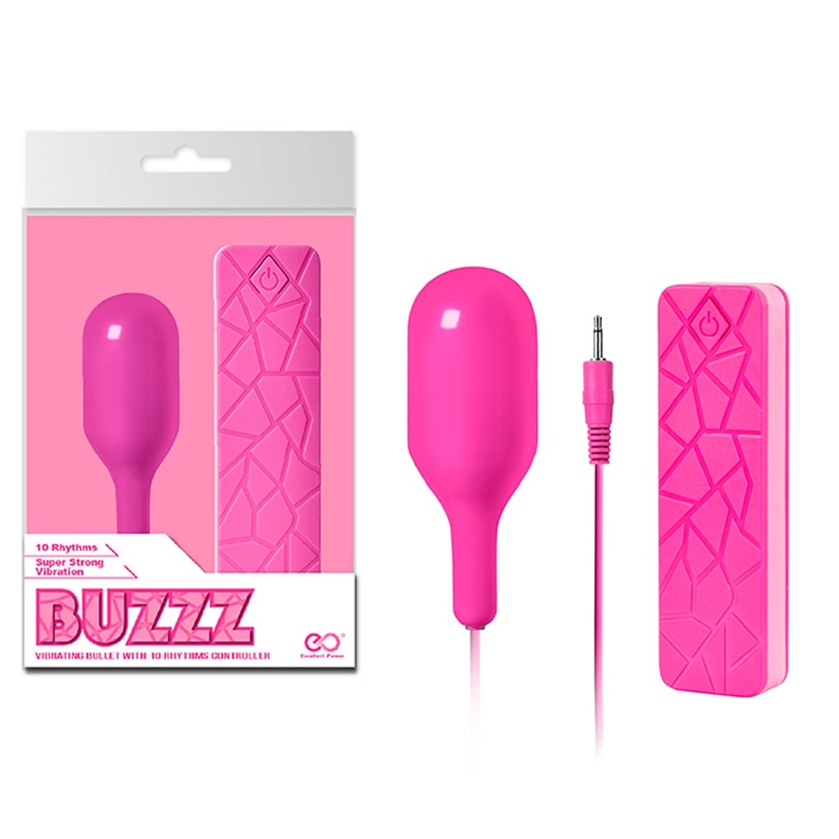 BULLET VIBRADOR COM CONTROLE E 10 VELOCIDADES - BUZZZ, Adão e Eva BULLET VIBRADOR COM CONTROLE E 10 VELOCIDADES - BUZZZ, Adão e Eva - Butique Bella