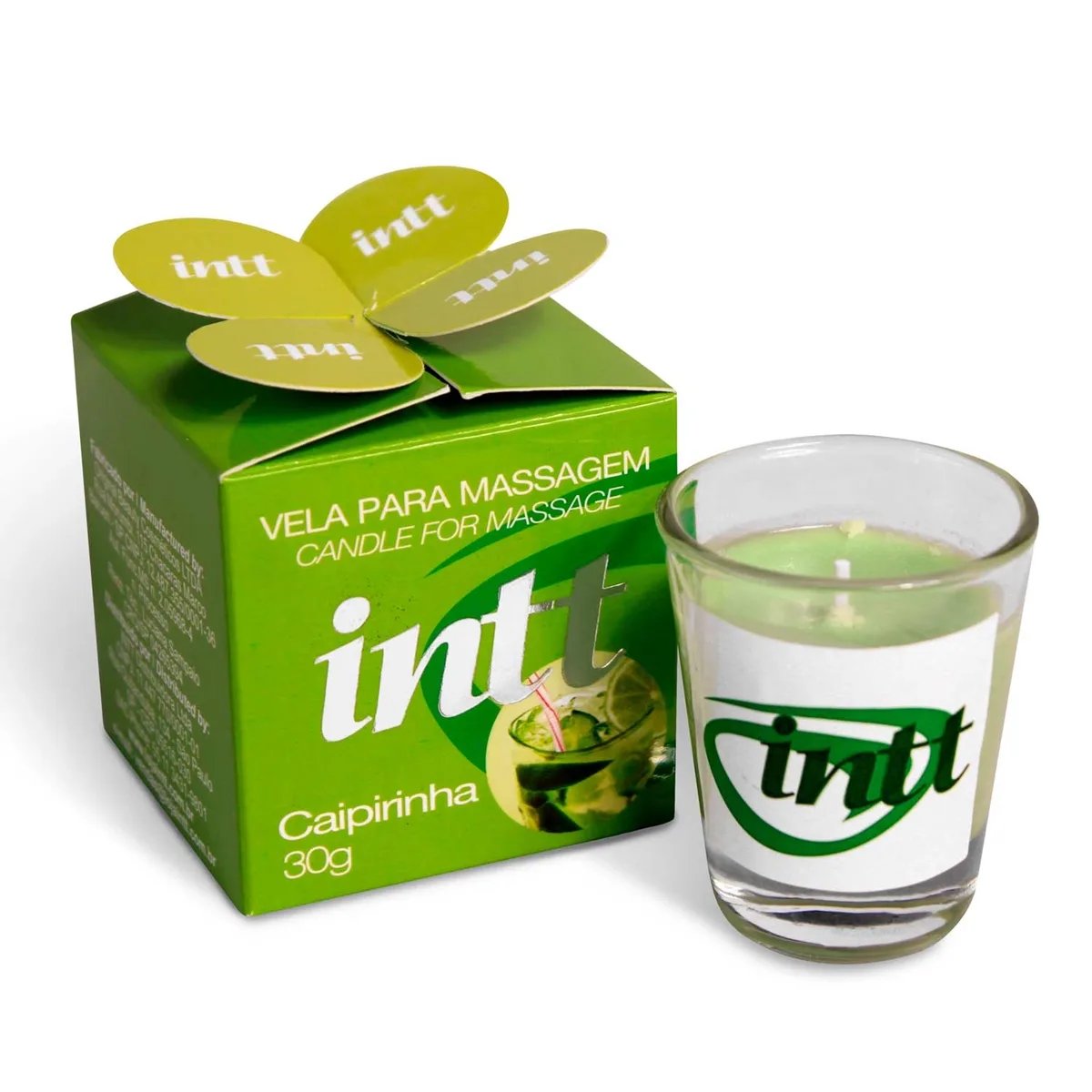 VELA AROMATIZADA E BEIJÁVEL - CAIPIRINHA - INTT, Intt - Butique Bella