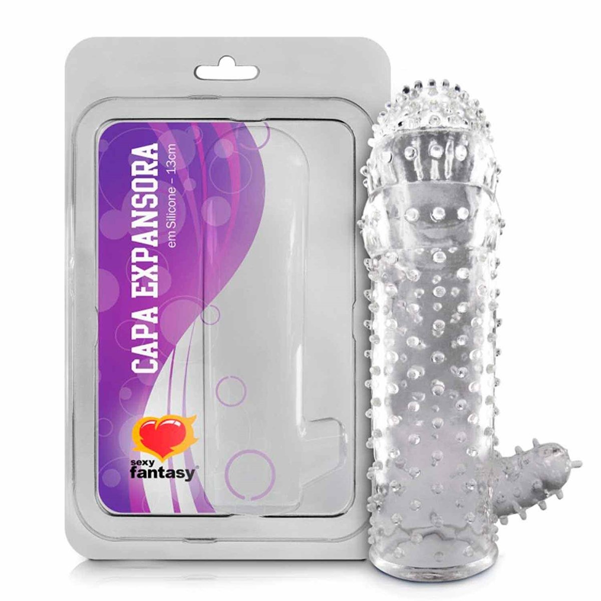 Capa Peniana com Estimulador 13cm