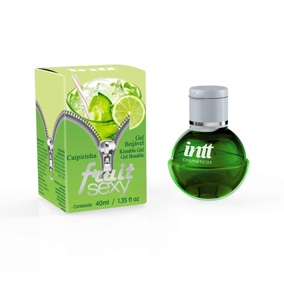 FRUIT SEXY CAIPIRINHA - GEL PARA SEXO ORAL - INTT, Intt FRUIT SEXY CAIPIRINHA - GEL PARA SEXO ORAL - INTT, Intt - vista adicional - Butique Bella