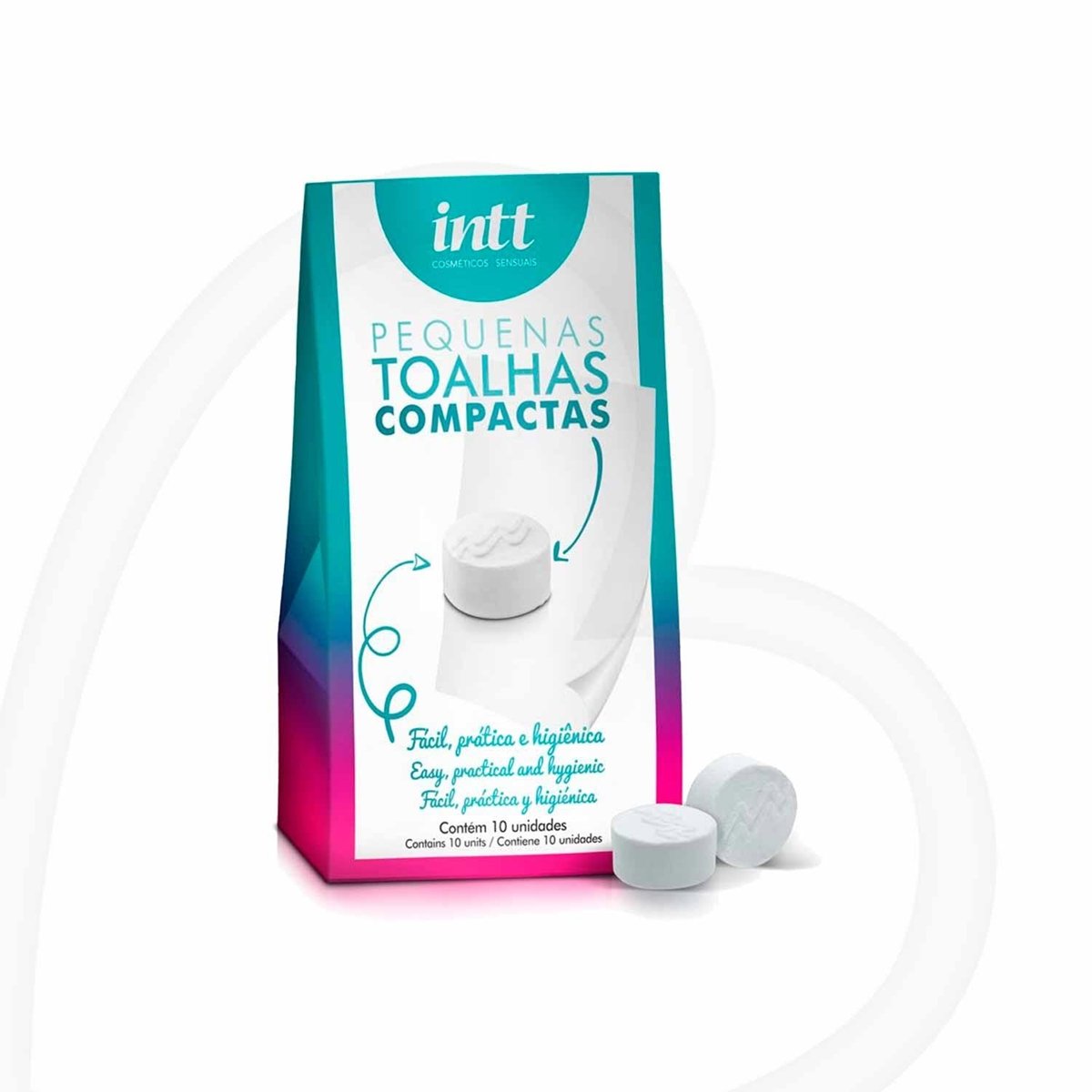 Toalha Desidratada para Higiene Intima - INTT