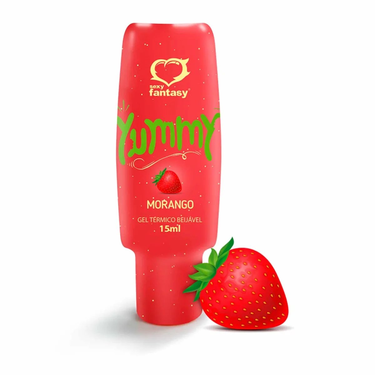 GEL TÉRMICO BEIJÁVEL YUMMY - MORANGO - SEXY FANTASY, Sexy Fantasy - Butique Bella