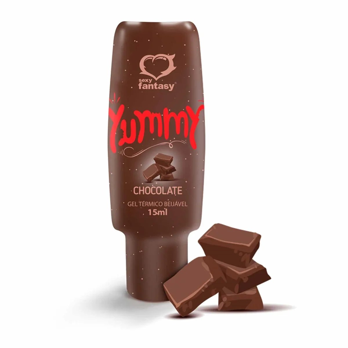 GEL TÉRMICO BEIJÁVEL YUMMY - CHOCOLATE - SEXY FANTASY, Sexy Fantasy - Butique Bella