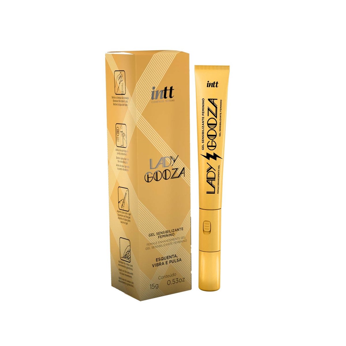 Lady Gooza - Gel Excitante com Vibrador