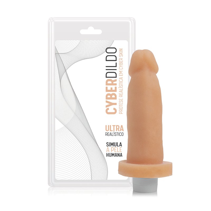Pênis Realístico em Cyber Skin® c- 14cm