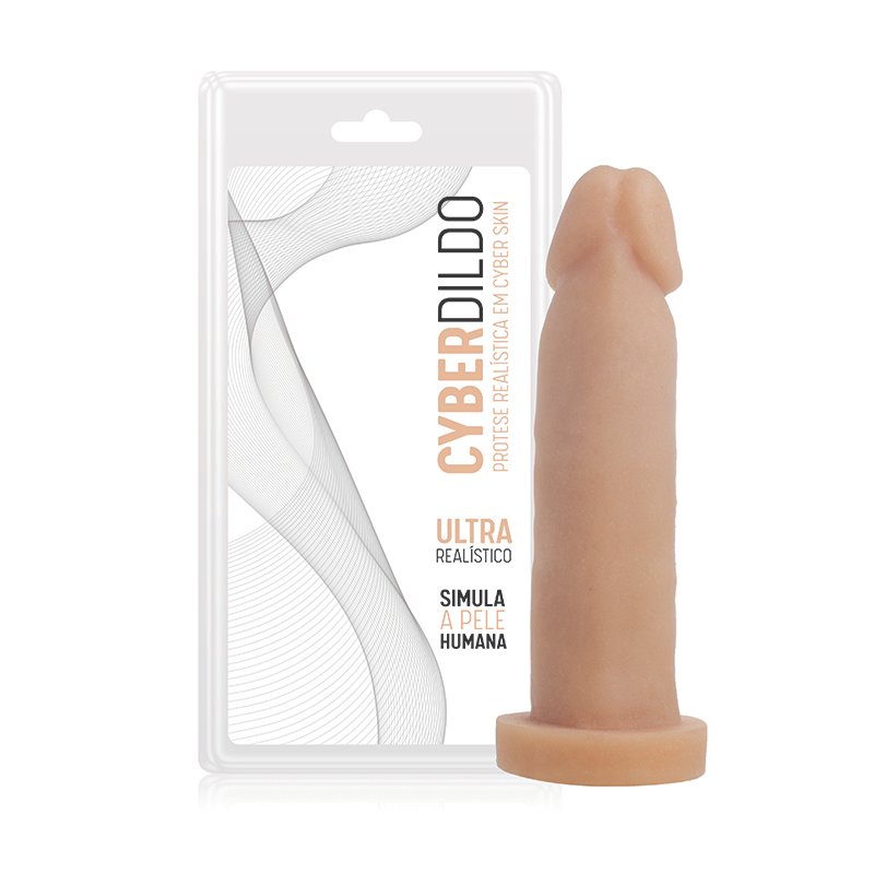 Pênis Realístico em Cyber Skin® - 16cm