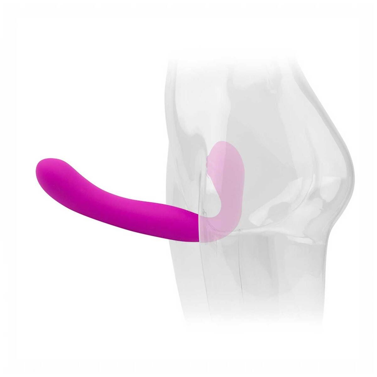 VIBRADOR STRAPLESS DUPLA PENETRAÇÃO - 30 VIBRAÇÕES - ANGELO, Importado - vista adicional - Butique Bella