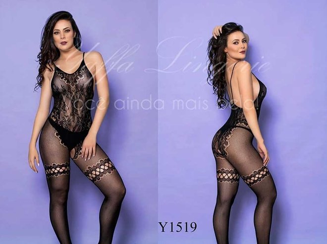 Macacão BodyStocking Viviana - Yaffa