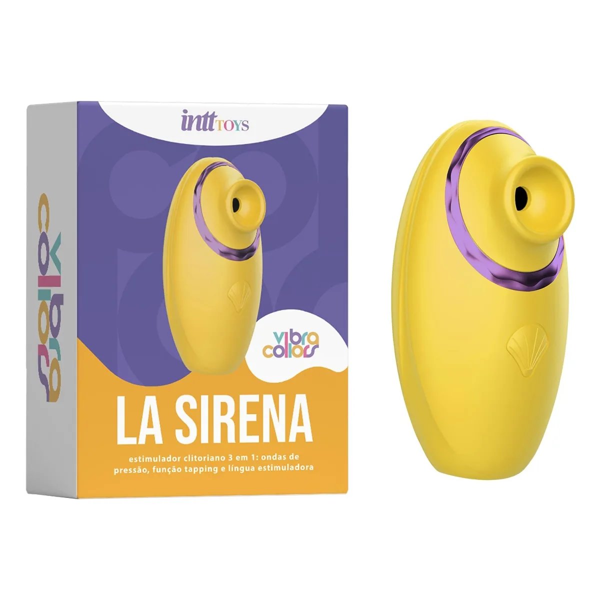 Sugador de Clitóris e Estimulador 3 em 1 - La Sirena