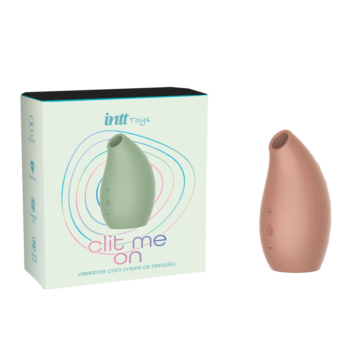 Sugador de Clitóris Discreto com 3 Ondas de Pressão - Clit Me On