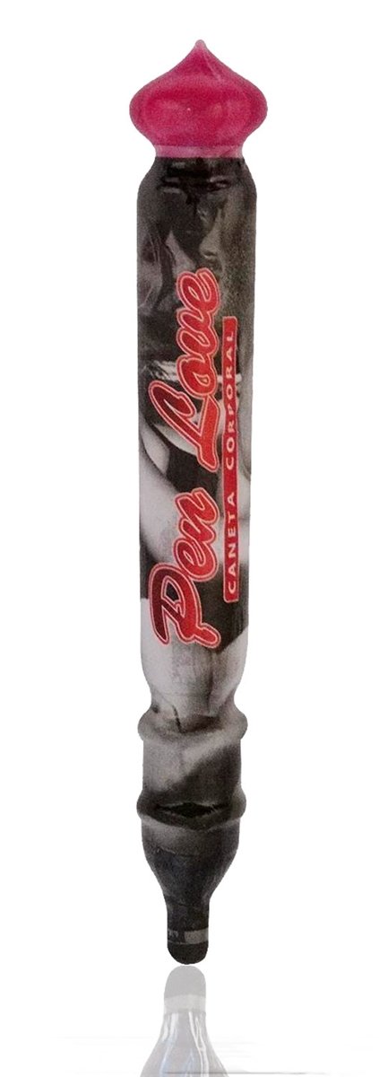 CANETA BEIJÁVEL CEREJA - PEN LOVE 20GR - Butique Bella