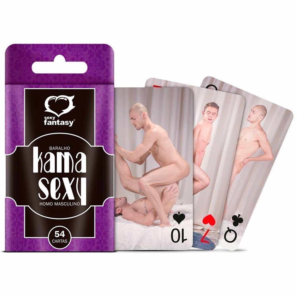 Baralho Kama Sexy Homo Masculino com 54 Cartas