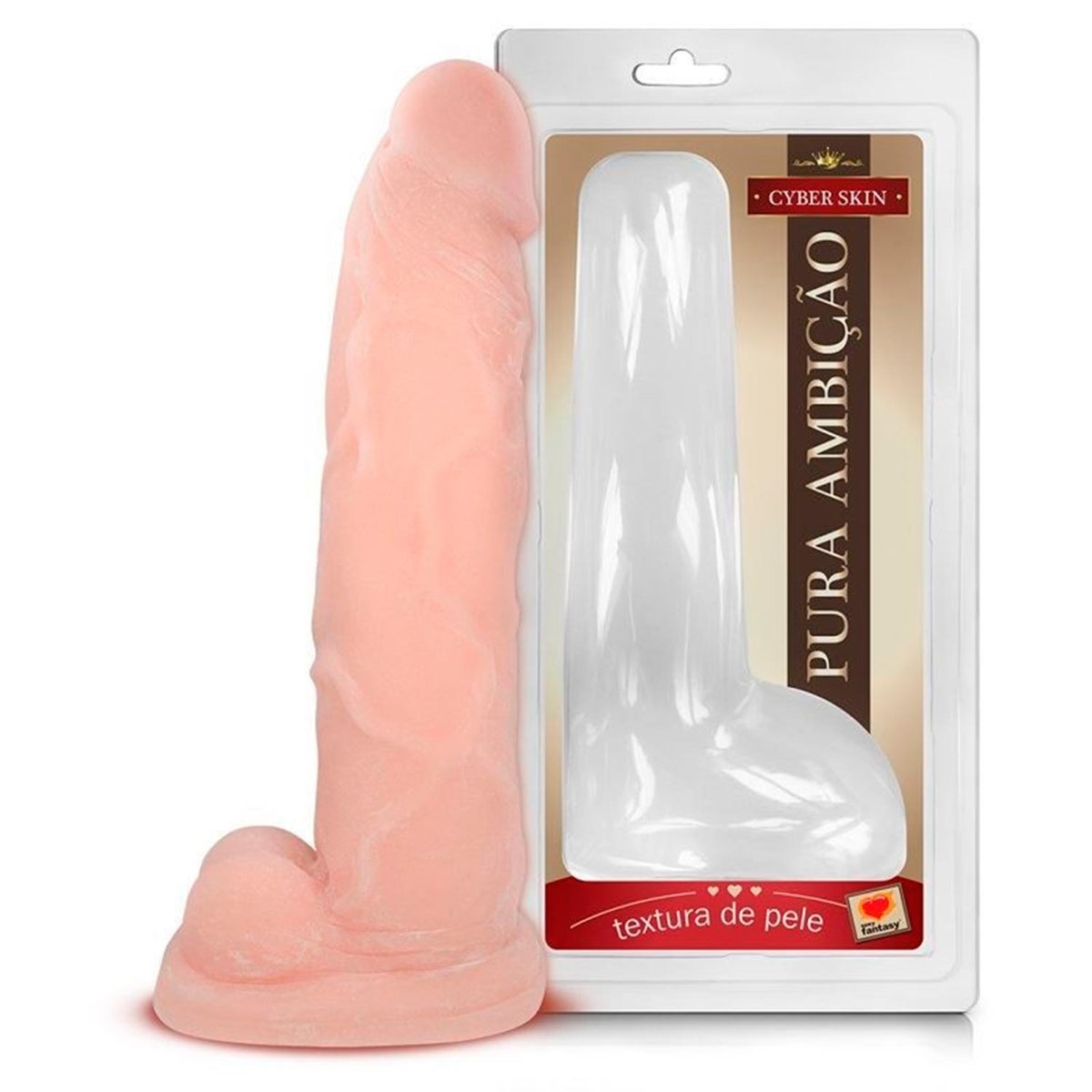 PÊNIS MACIÇO EM CYBERSKIN – 27 X 6CM 27CM 27CM, Sexy Fantasy PÊNIS MACIÇO EM CYBERSKIN – 27 X 6CM 27CM 27CM, Sexy Fantasy - Butique Bella