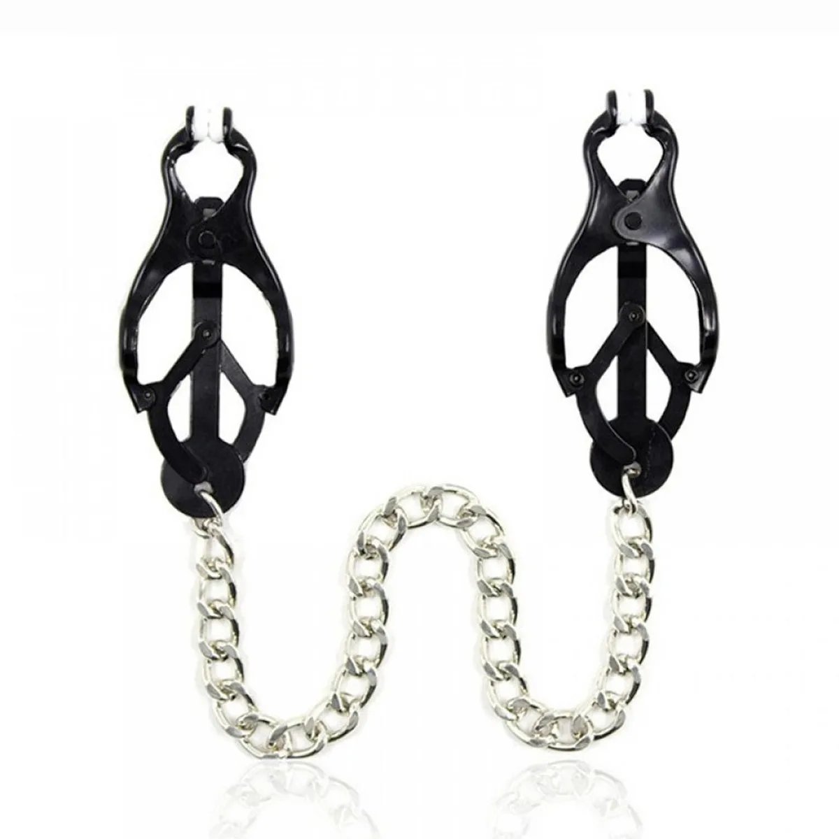 GRAMPOS PARA SEIOS COM CORRENTE - NIPPLE CLAMPS - Butique Bella