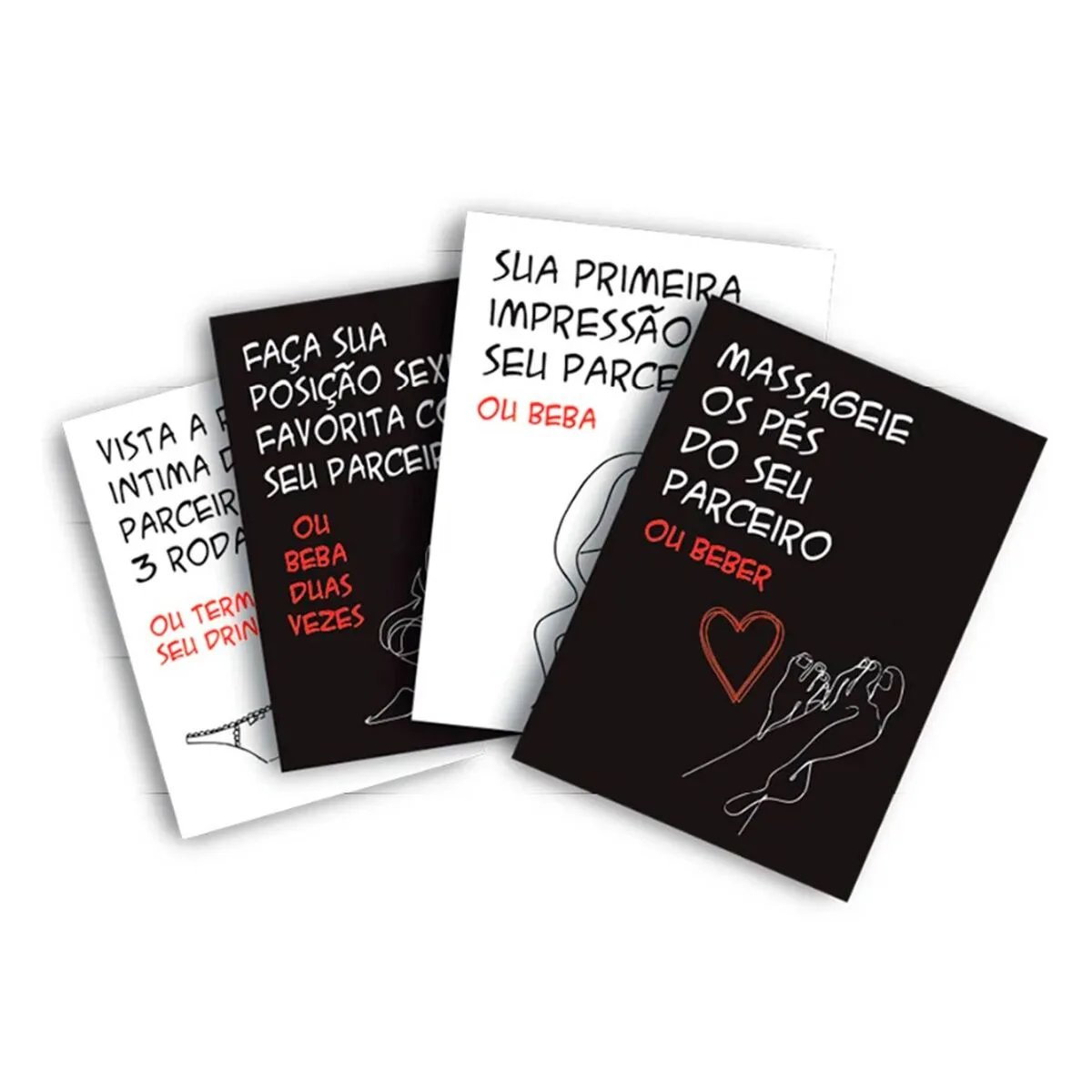 JOGO DE BEBIDA PARA CASAIS - DRINKS E DESEJOS, Adão e Eva - Butique Bella