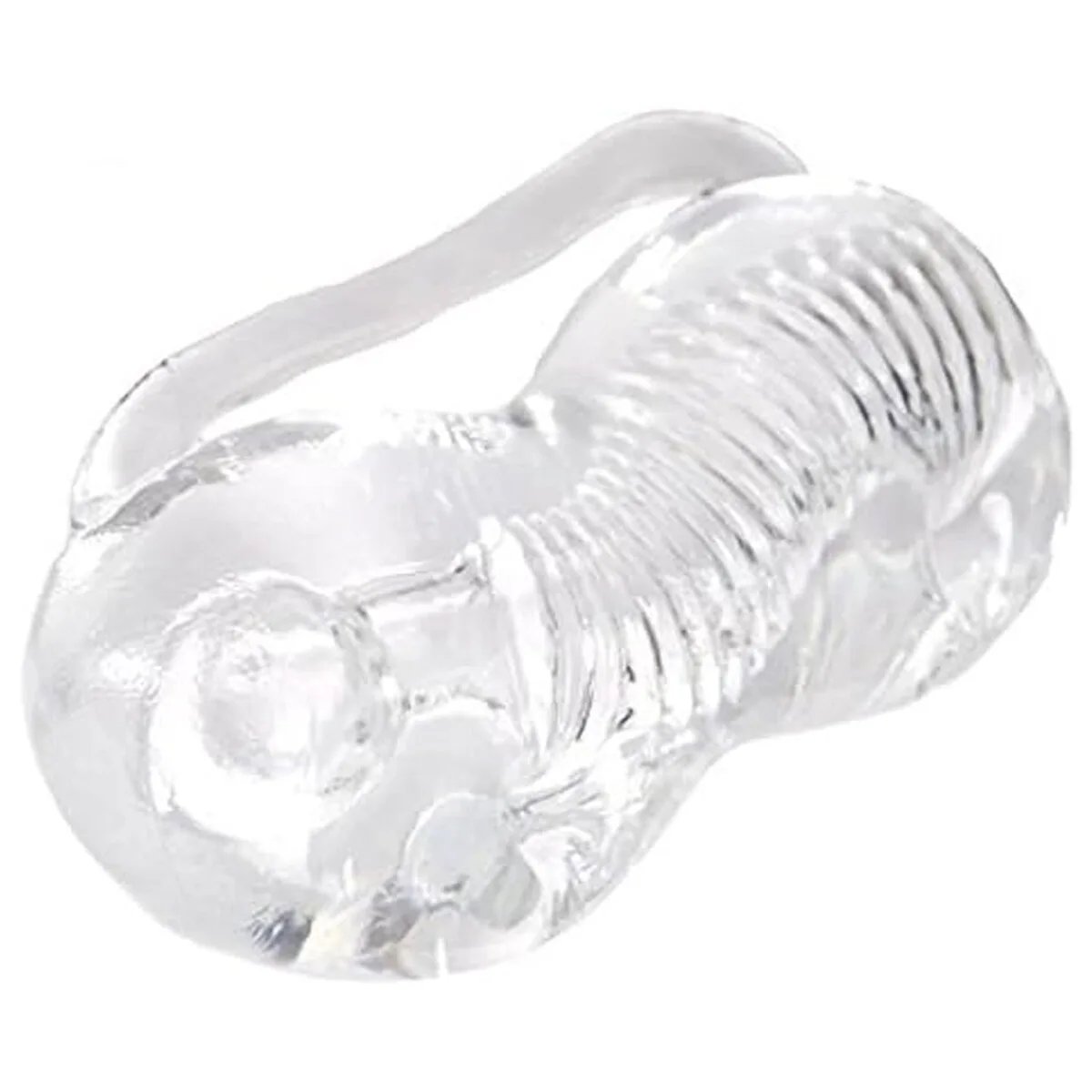 MASTURBADOR MASCULINO TRANSLUCIDO 13,5CM, Adão e Eva - Butique Bella
