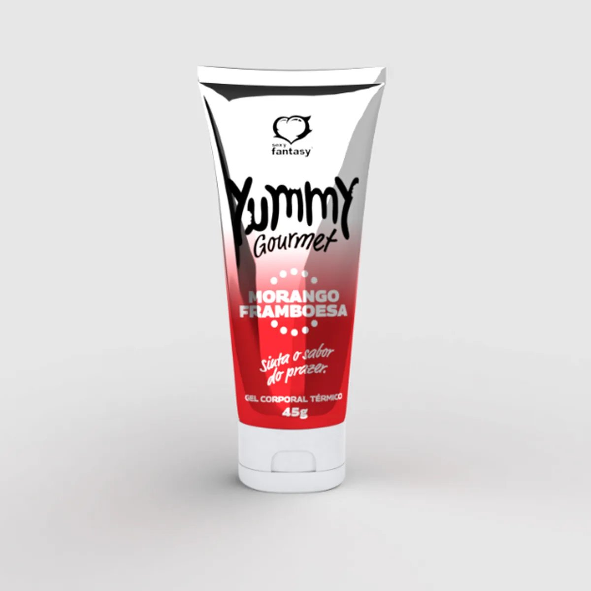 GEL TÉRMICO BEIJÁVEL YUMMY GOURMET MORANGO FRAMBOESA 45G, Sexy Fantasy - vista adicional - Butique Bella