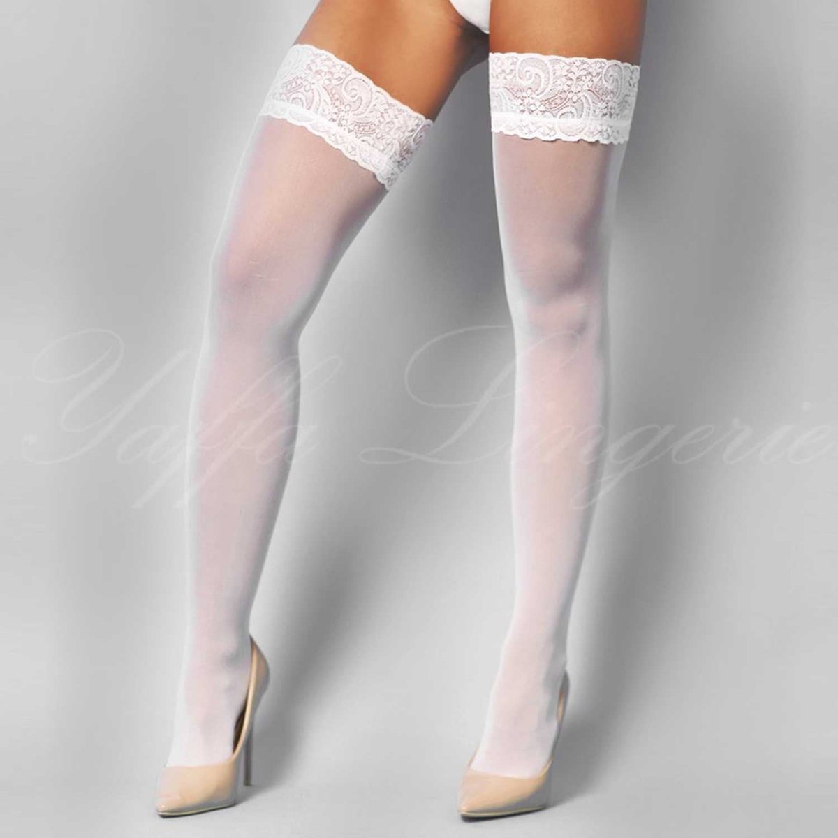 Meia 7/8 Lisa com Silicone - Yaffa