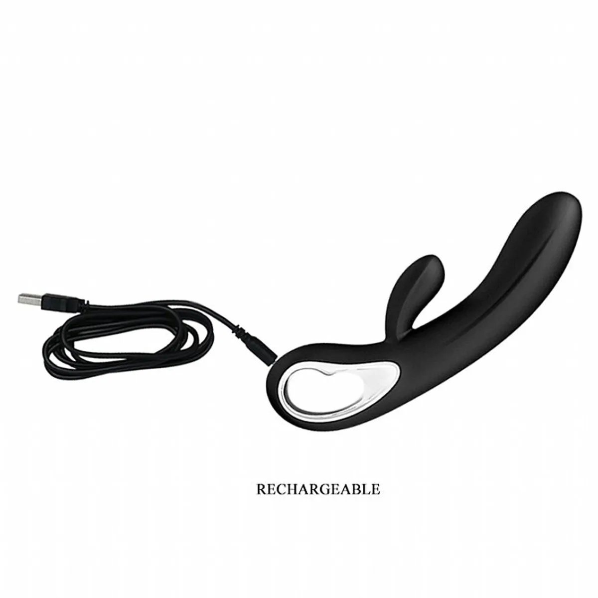 VIBRADOR À PROVA D'ÁGUA DUPLA ESTIMULAÇÃO RECARREGÁVEL 12 VIBRAÇÕES - Butique Bella