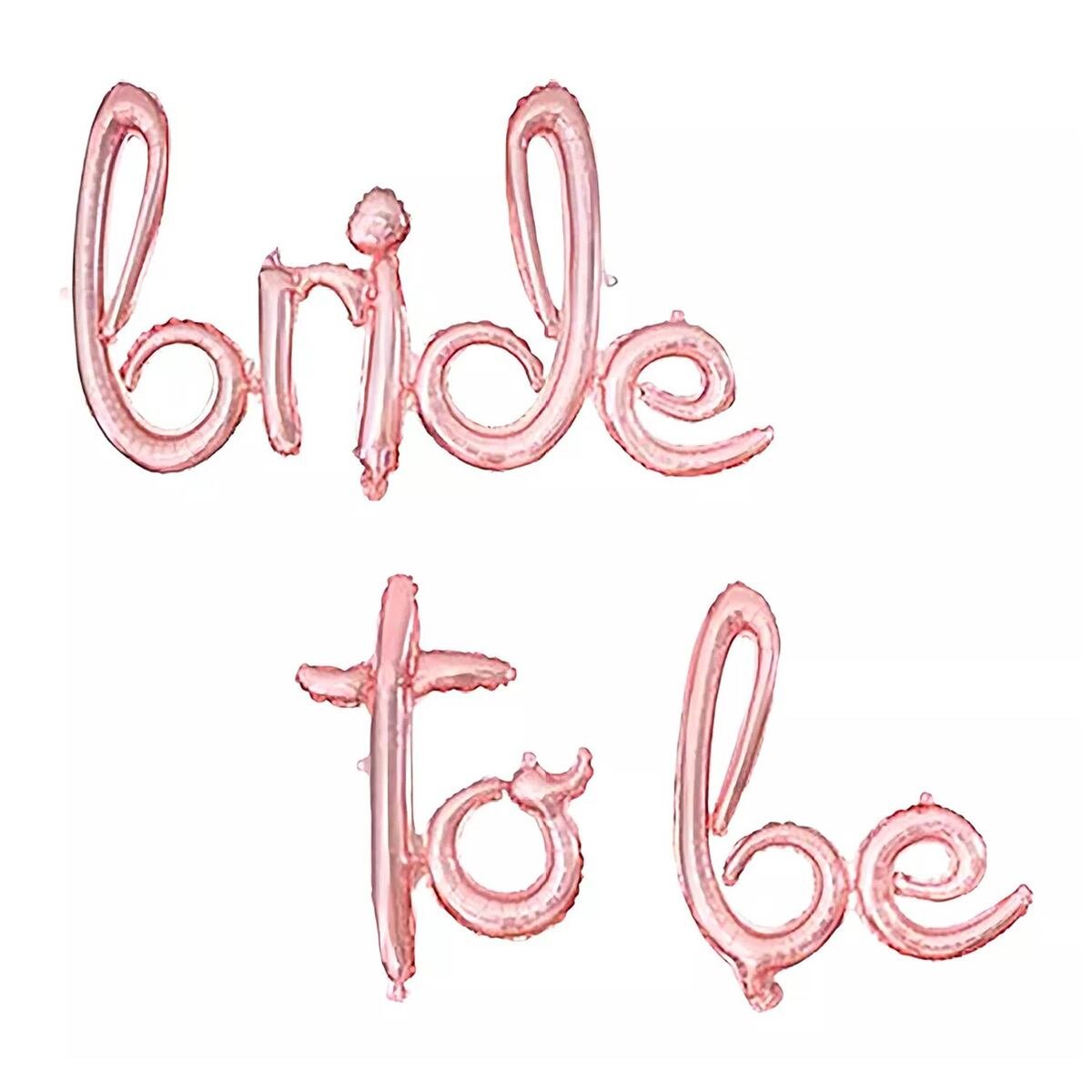 KIT BALÃO METALIZADO "BRIDE TO BE" (3 PEÇAS) KIT BALÃO METALIZADO "BRIDE TO BE" (3 PEÇAS) - vista adicional - Butique Bella
