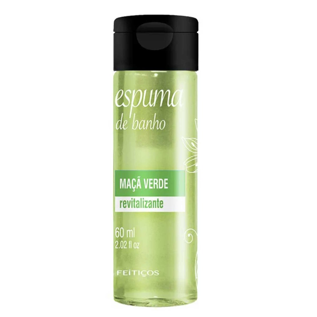 ESPUMA DE BANHO - MAÇÃ VERDE - FEITICOS - 60ML ESPUMA DE BANHO - MAÇÃ VERDE - FEITICOS - 60ML - Butique Bella
