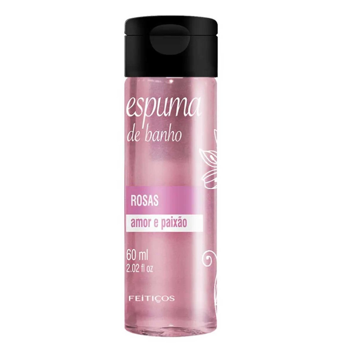 ESPUMA DE BANHO - ROSAS - FEITICOS - 60ML ESPUMA DE BANHO - ROSAS - FEITICOS - 60ML - Butique Bella