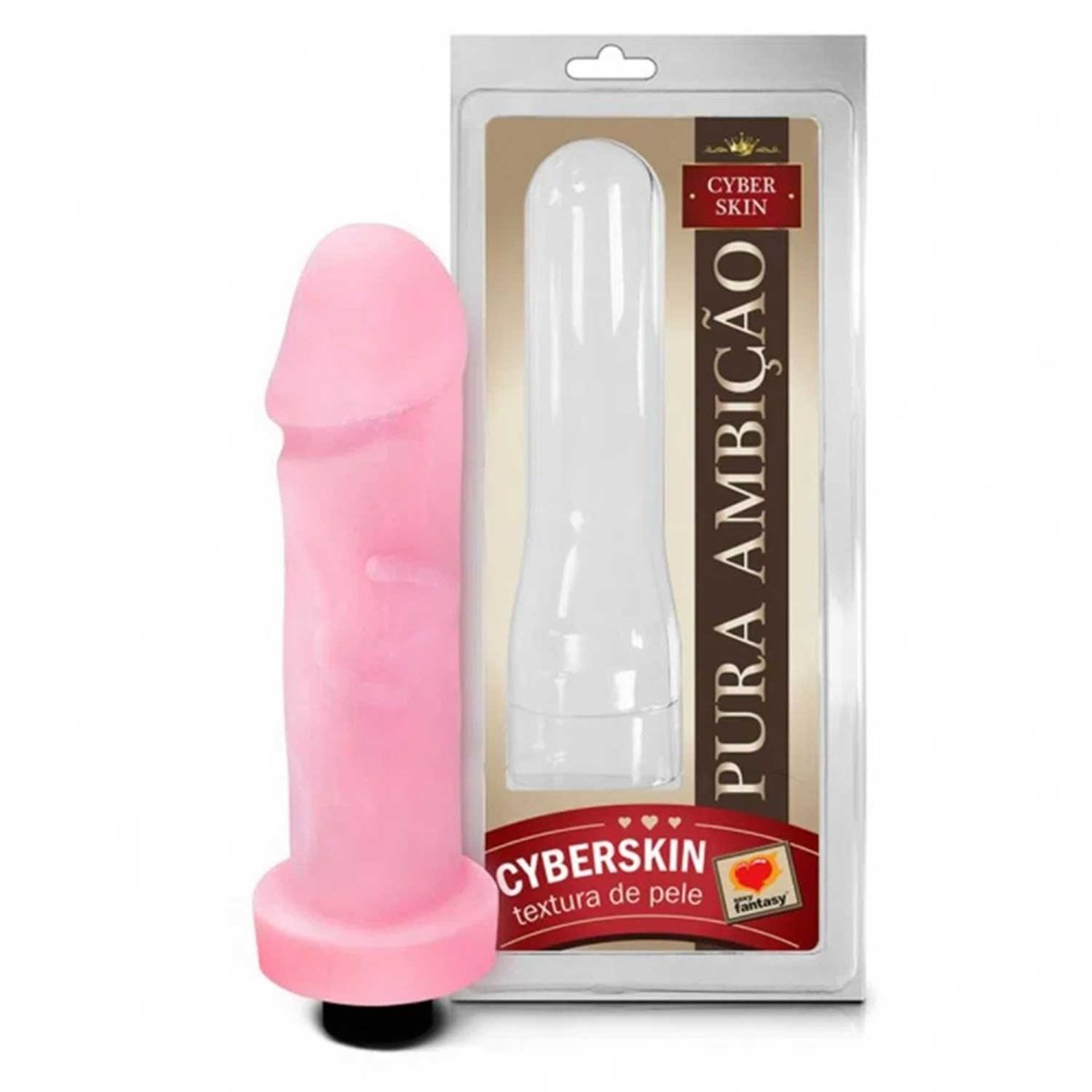 PÊNIS EM CYBERSKIN COM VIBRO - 18 X 5CM 18CM, Sexy Fantasy PÊNIS EM CYBERSKIN COM VIBRO - 18 X 5CM 18CM, Sexy Fantasy - vista adicional - Butique Bella