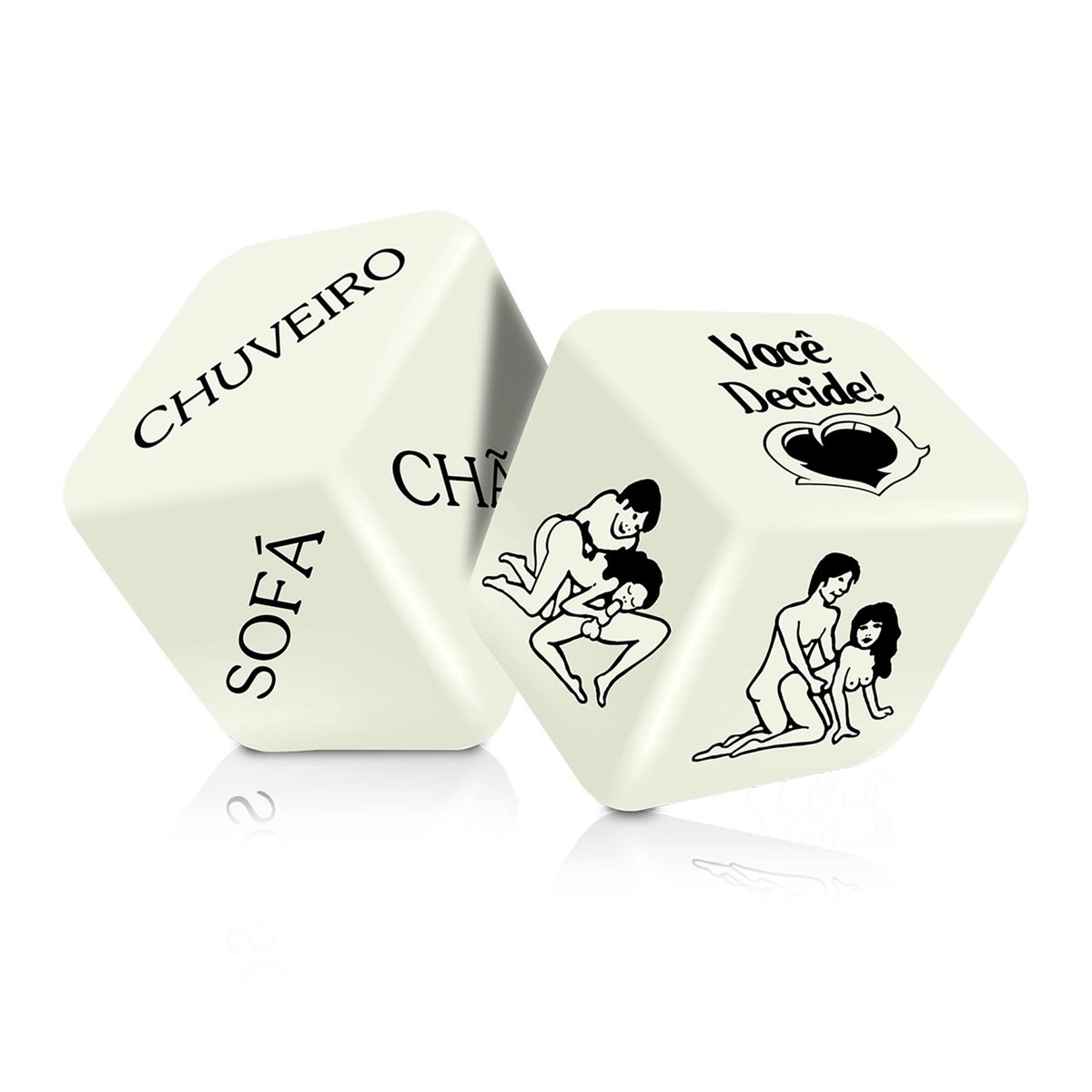 Dados - Jogo do Prazer HOT GLOW