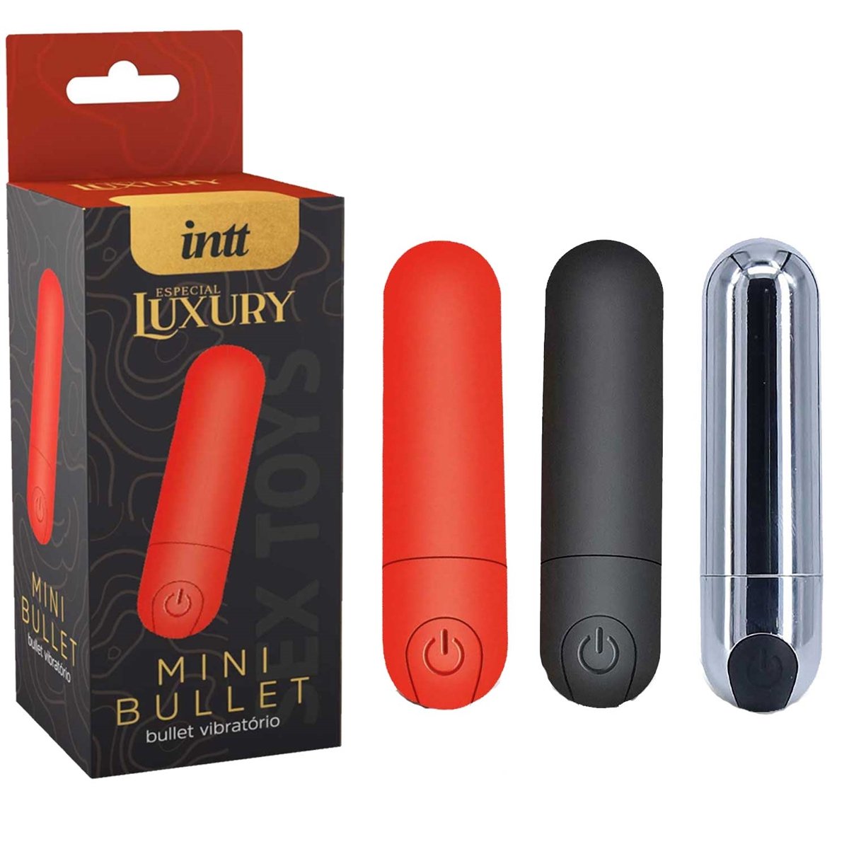 MINI BULLET VIBRATÓRIO - INTT, Intt MINI BULLET VIBRATÓRIO - INTT, Intt - vista adicional - Butique Bella