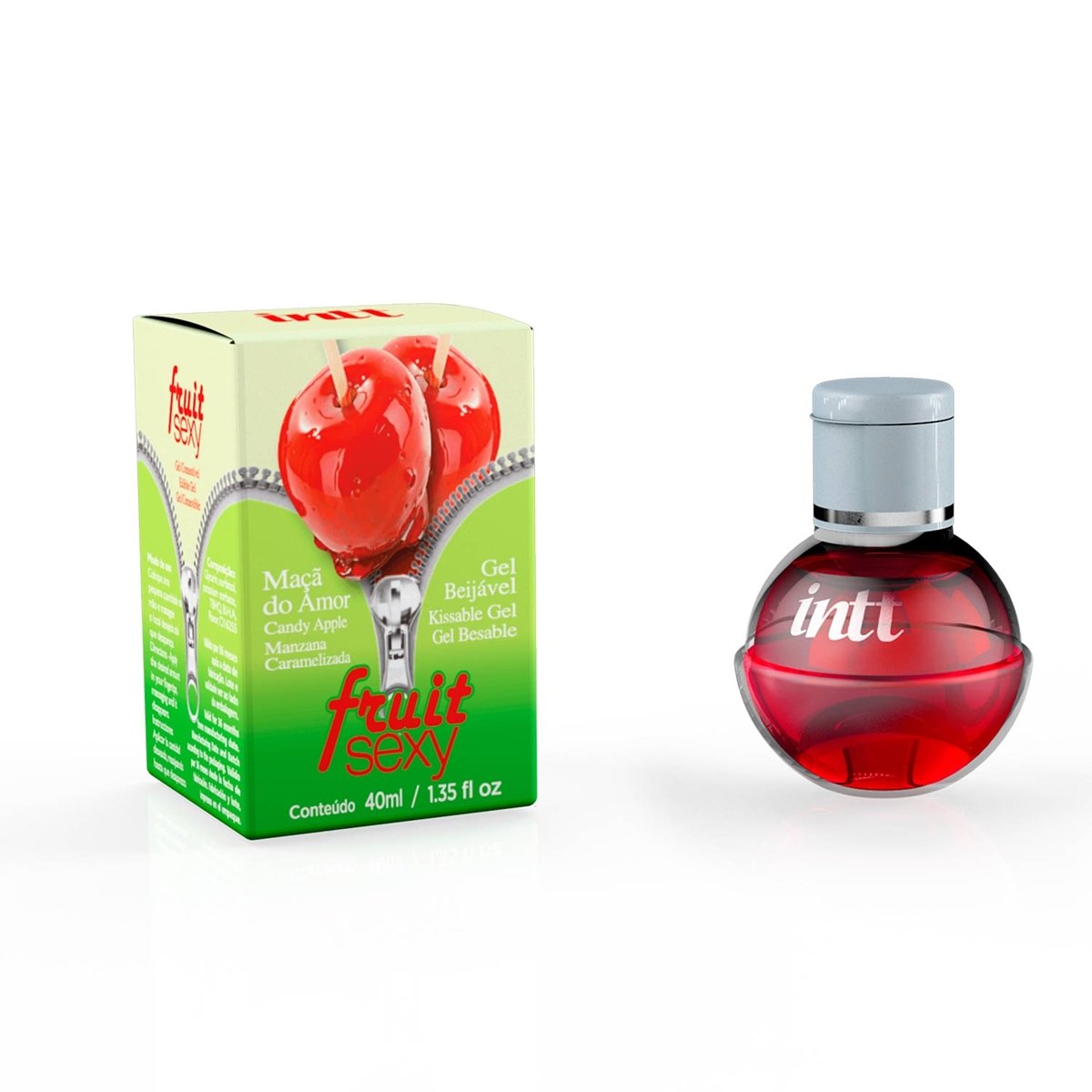 Fruit Sexy Maça do Amor - Gel Térmico Para Sexo Oral - INTT