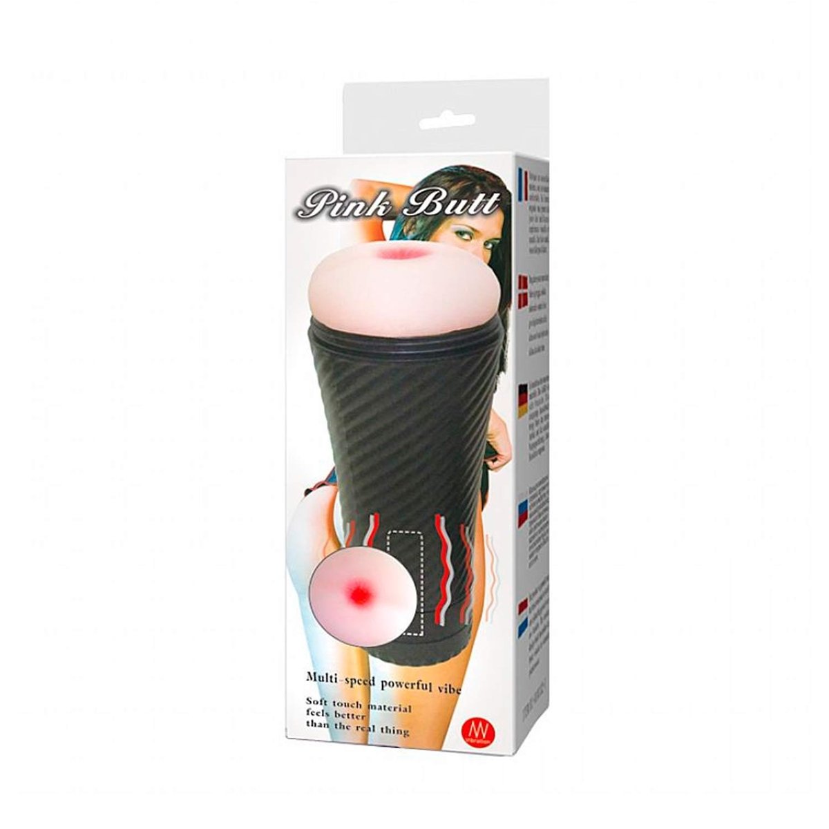 MASTURBADOR LANTERNA - PINK BUTT ÂNUS - Butique Bella
